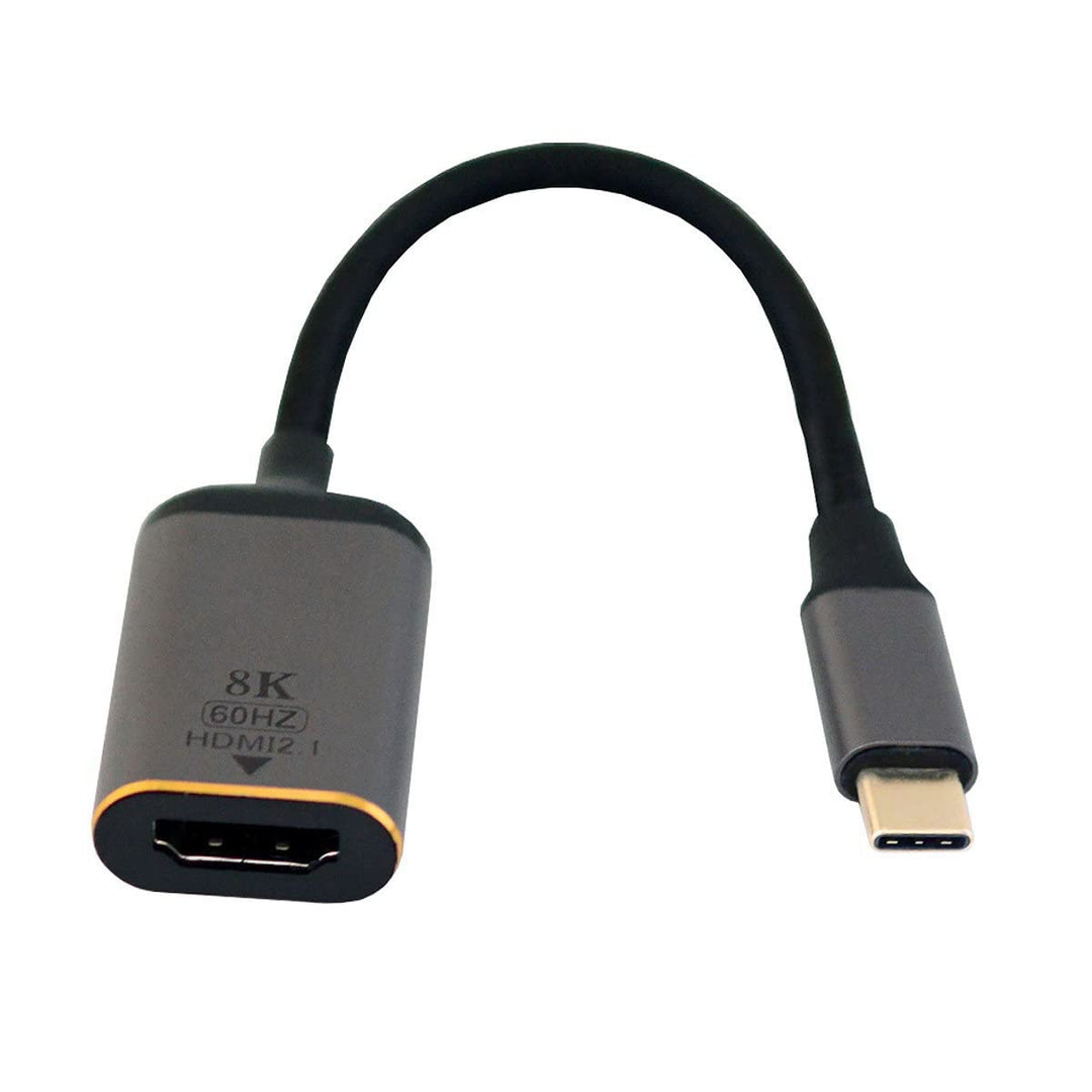 cablecc Câble USB 4 USB-C Type-C vers HDMI 2.0 femelle 8K 60 Hz UHD 4K HDMI mâle USB-C to HDMI femal