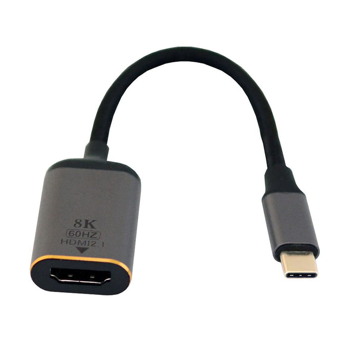 cablecc Câble USB 4 USB-C Type-C vers HDMI 2.0 femelle 8K 60 Hz UHD 4K HDMI mâle USB-C to HDMI femal