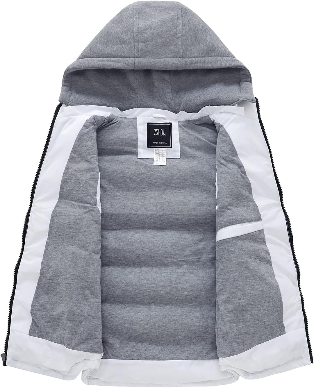 ZSHOW Herren Winter Weste Gesteppte Polsterung Puffer Ärmellos Jacke Warme Outdoor Weste Körperwärme