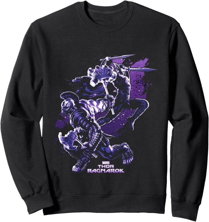 Marvel Thor: Ragnarok Thor And Hulk Paint Splatter Sweatshirt