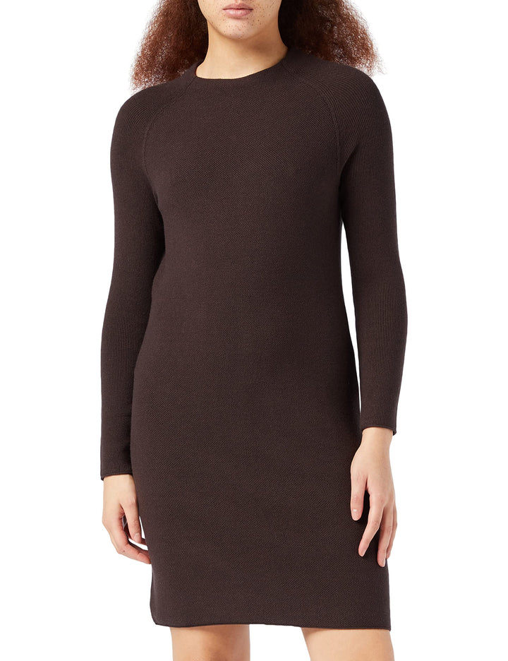 Tom Tailor Damen 1029782 Strickkleid mit Raglanärmeln (1er Pack) 42 13234 - Java Dark Brown, 42 1323