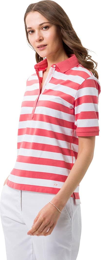 BRAX Damen Style Cleo Polohemd 34 Coral, 34 Coral