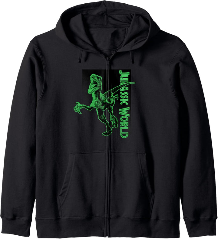 Jurassic World Raptor Attack Halbton Kapuzenjacke