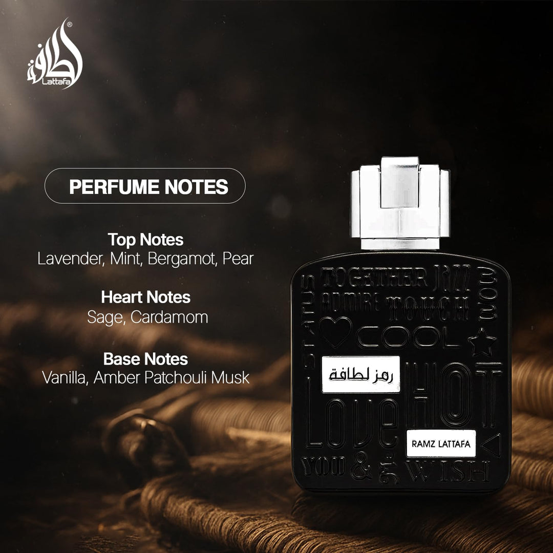 Ramz Lattafa Silver (Mens 100ml EDP) Lattafa Cedar 100 ml (1er Pack), Cedar 100 ml (1er Pack)