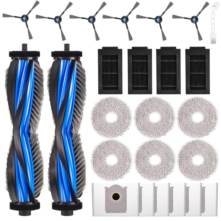 25 Stück Zubehörset für ECOVACS DEEBOT T50 PRO Omni / T50 PRO Omni Gen2 / T50 Omni Saugroboter, Ersa