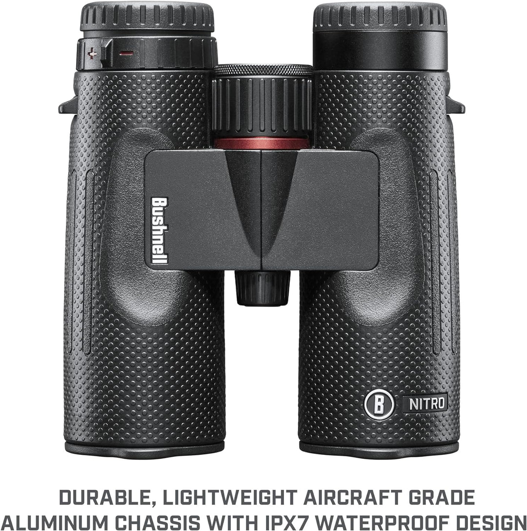 Bushnell Bn1042b Nitro-Fernglas, 10 x 42 mm, schwarzes Dach, Multi, Einheitsgrösse