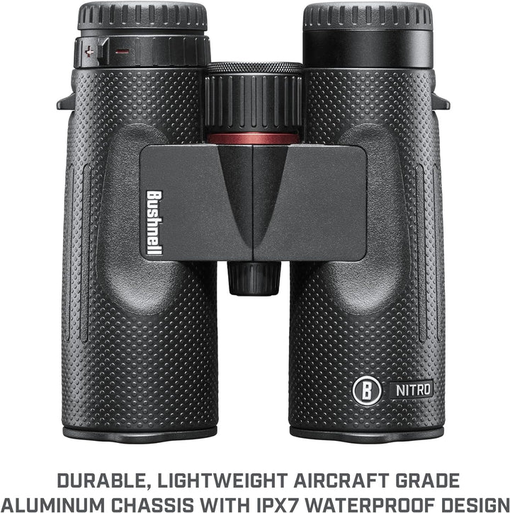 Bushnell Bn1042b Nitro-Fernglas, 10 x 42 mm, schwarzes Dach, Multi, Einheitsgrösse