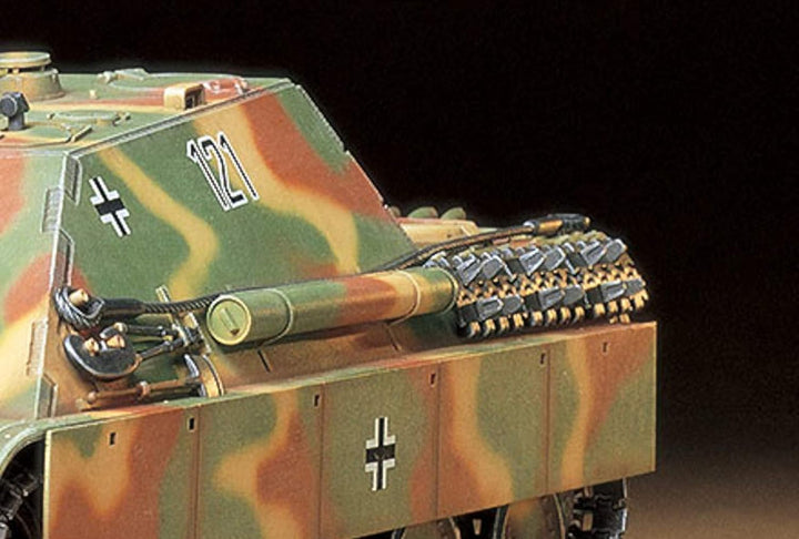 TAMIYA 35203 1:35 Dt. SdKfz.173 Jagdpanther Spät.(1), Modellbausatz,Plastikbausatz, Bausatz zum Zusa