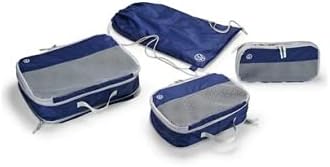 VW Volkswagen 1H2087308 Gepäcktaschen Set 4-teilig Tasche Beutel, blau/grau