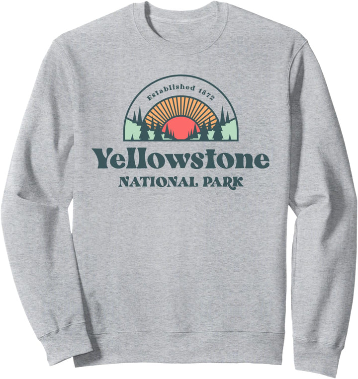 Familienurlaubsgeschenk - Retro Yellowstone National Park Sweatshirt