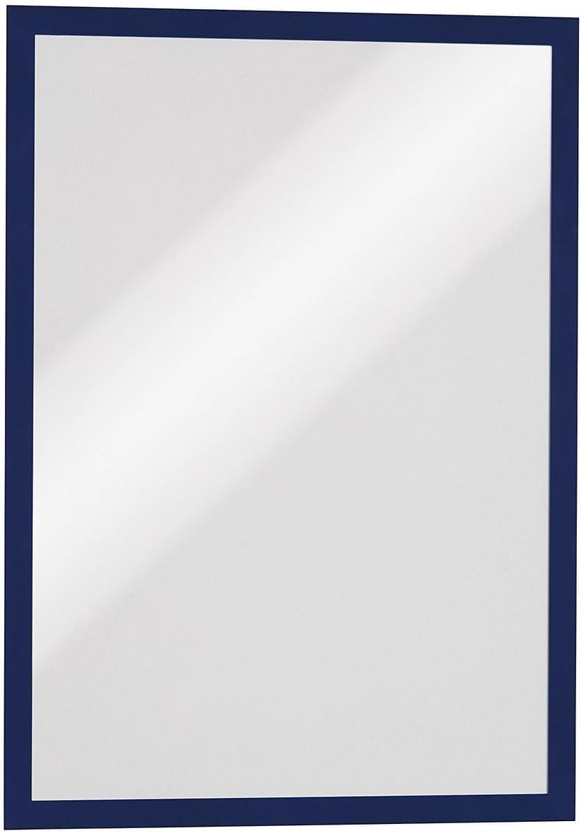 Durable Info-Rahmen Duraframe (A3, selbstklebend mit Magnetverschluss) 6 Stück, dunkelblau, 488307 A