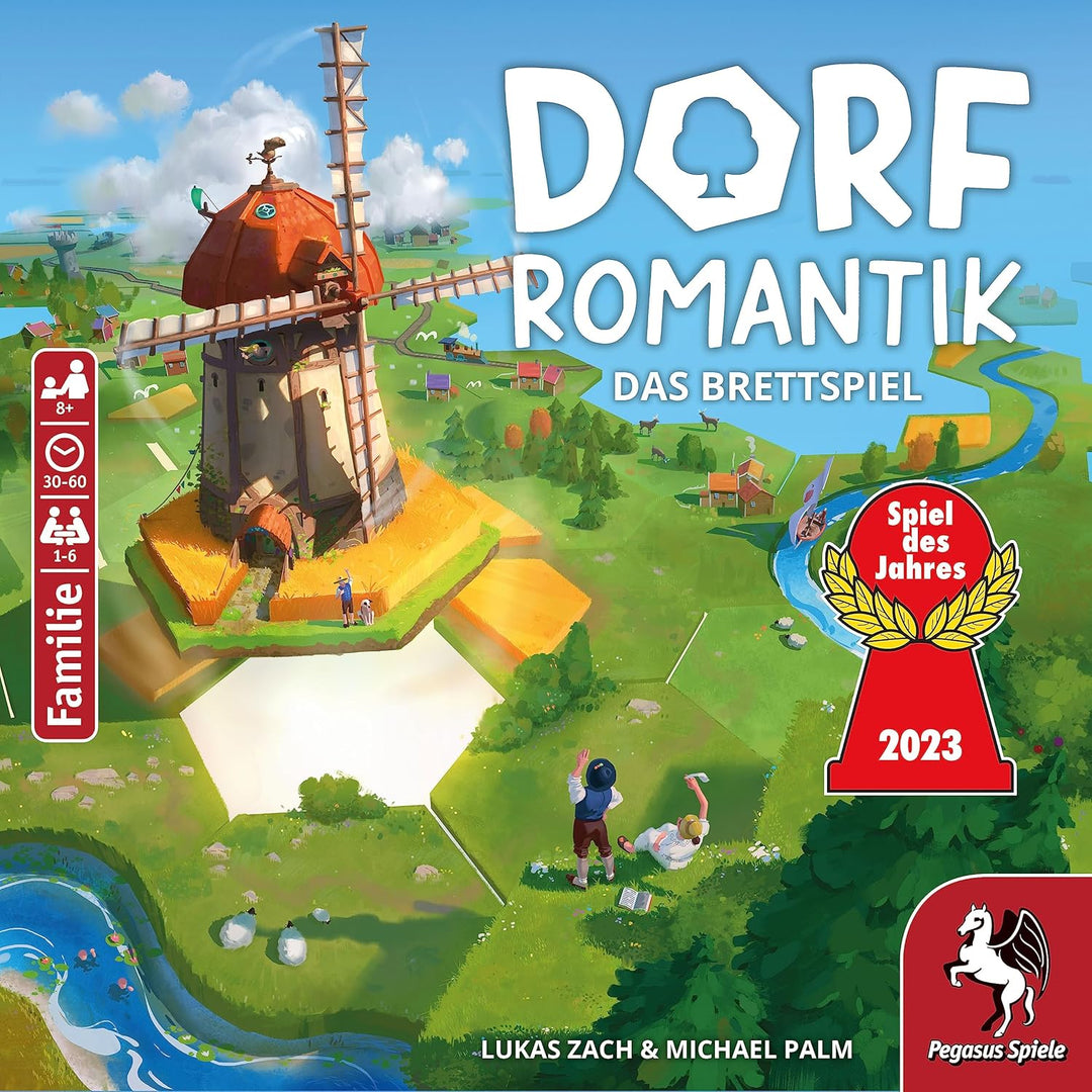 Pegasus Spiele 51240G Dorfromantik *Spiel des Jahres 2023* Brettspiele Pegasus Spiele 51240G Single,