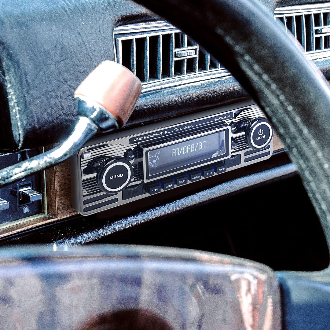 Caliber Audio Technology RMD120DAB-BT-B Autoradio Bluetooth®-Freisprecheinrichtung, inkl.