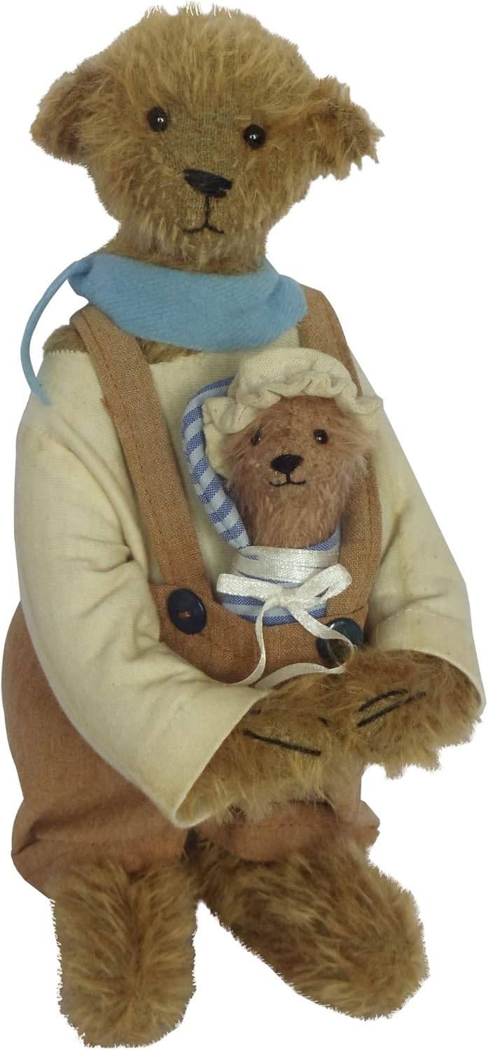 Clemens Sammler Teddy Bester Opa der Welt/Best Grandpa in The World 25 cm limitiert Mohair