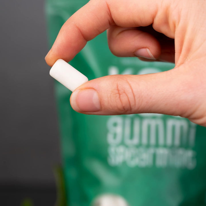 Xucker Zuckerfreie Zahnpflege Kaugummis - Xylit Kaugummis zuckerfrei mit Spearmint Geschmack I Vegan