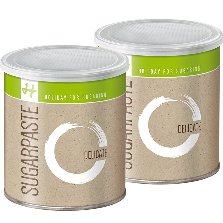 Zuckerpasten Delicate Soft Soft 2 x 1 kg Sugaring die effektive langfristige Haarentfernung ohne Vli