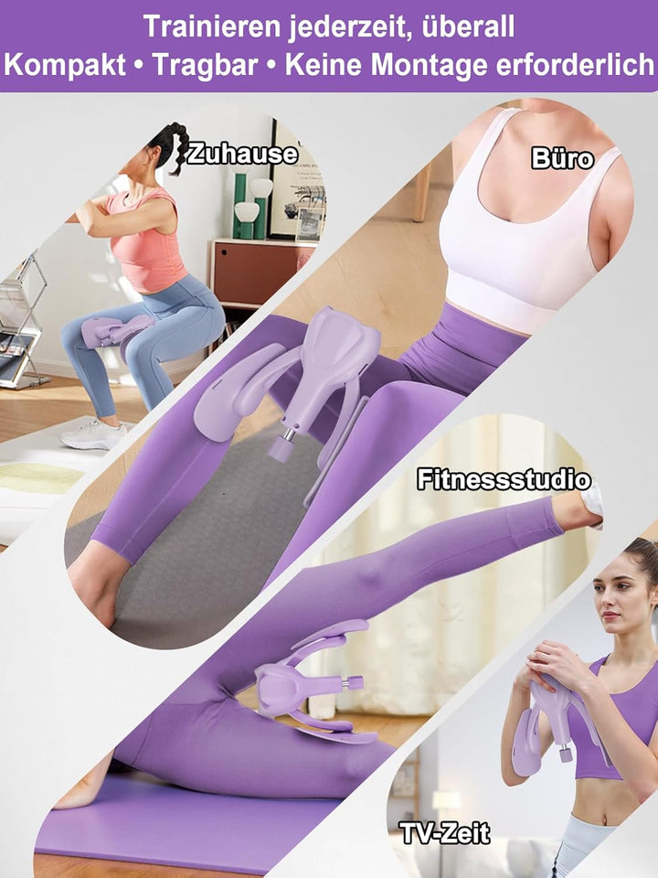 Oberschenkeltrainer Beintrainer Beckenbodentrainer für Frau Mann Fitnessgeräte für Zuhause Trainings