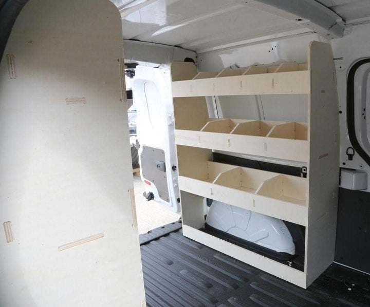 Vanify - Kompatibel mit Renault KANGOO L3 (Maxi) 2008+ Fahrzeugeinrichtung Fahrzeugregale, doppelte