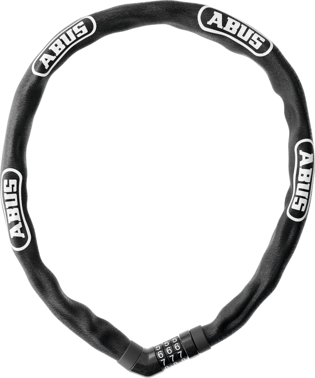 ABUS Kettenschloss Steel-O-Chain 4804C – Zahlenschloss aus Spezialstahl – ABUS-Sicherheitslevel 3 Sc