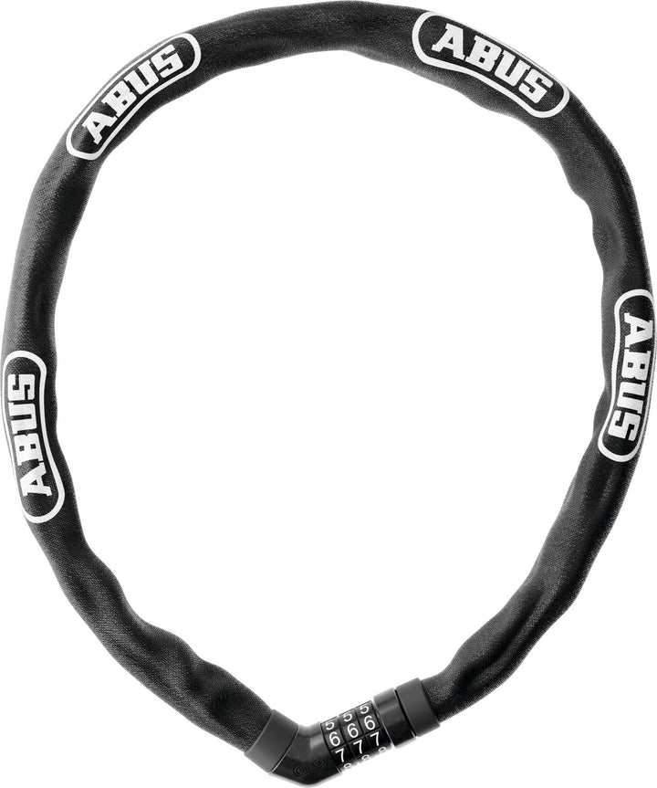 ABUS Kettenschloss Steel-O-Chain 4804C – Zahlenschloss aus Spezialstahl – ABUS-Sicherheitslevel 3 Sc