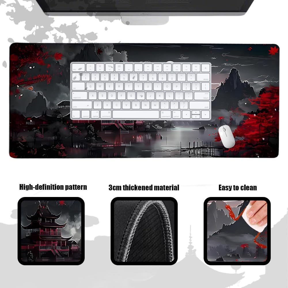 Mauspad Schreibtischunterlage Gaming Mousepad XXL 900x400mm Büro Zubehör Mouse Pad Schreibtisch Offi