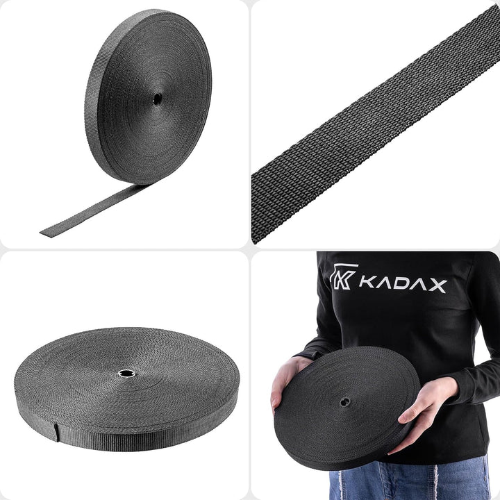 KADAX Baumbindeband 25mm x 50m, Bindeband zur sicheren Befestigung von Bäumen & Sträuchern, Baumbind