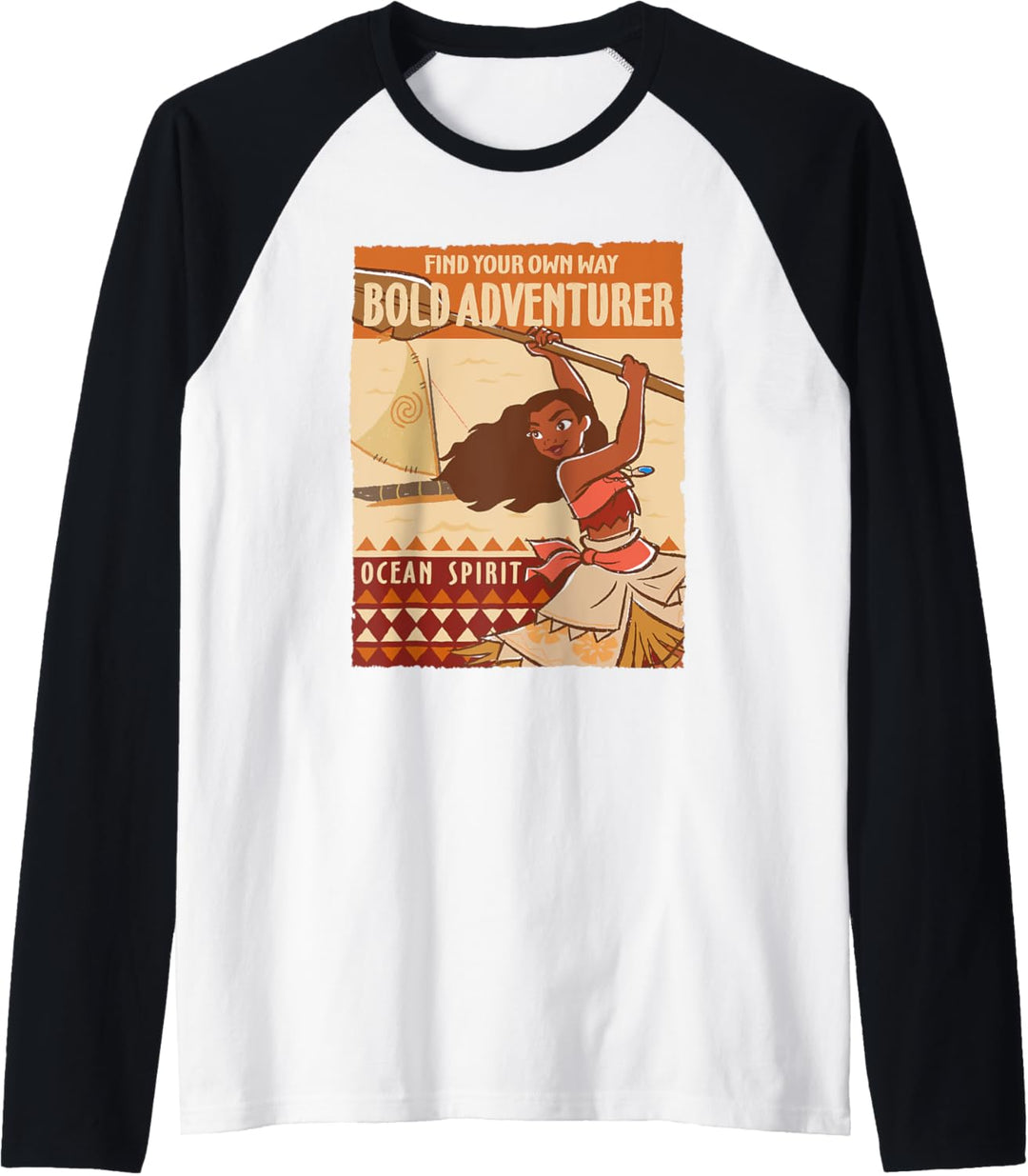Vaiana Bold Adventurer Raglan