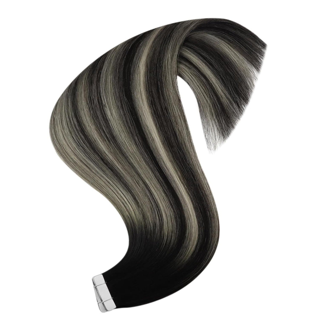 YoungSee Tape in Extensions Echthaar Ombre Tape Extensions Ombre Echthaar Extensions Tape 30 cm Tape