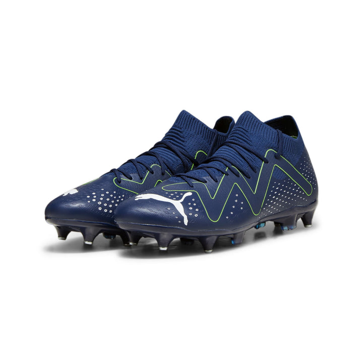 PUMA Future Match Mxsg Herren Fussballschuh 39 EU Persisches Blau Puma Weiss Pro Grün, 39 EU Persisc
