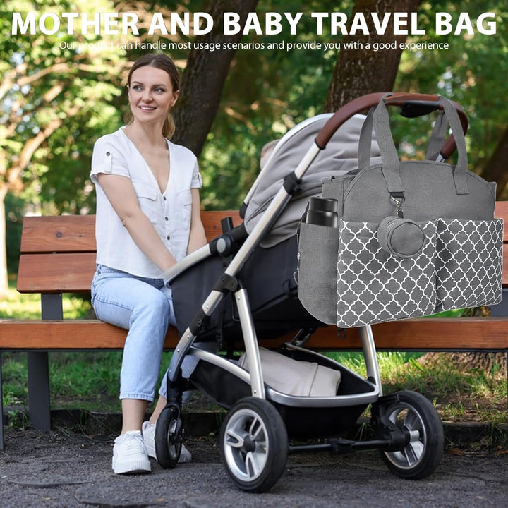 Baby Wickeltasche, Babytasche, Reise Wickeltasche, Portable Babytasche, Umhängetasche Mit Schnullert