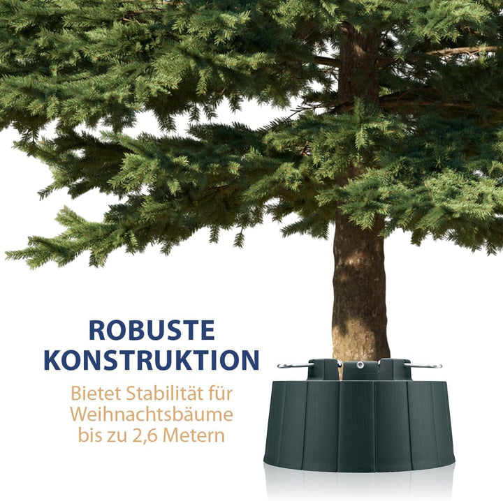 Weihnachtsbaumständer - Christbaumständer für echten Weihnachtsbaum - Tannenbaumständer für Innen -