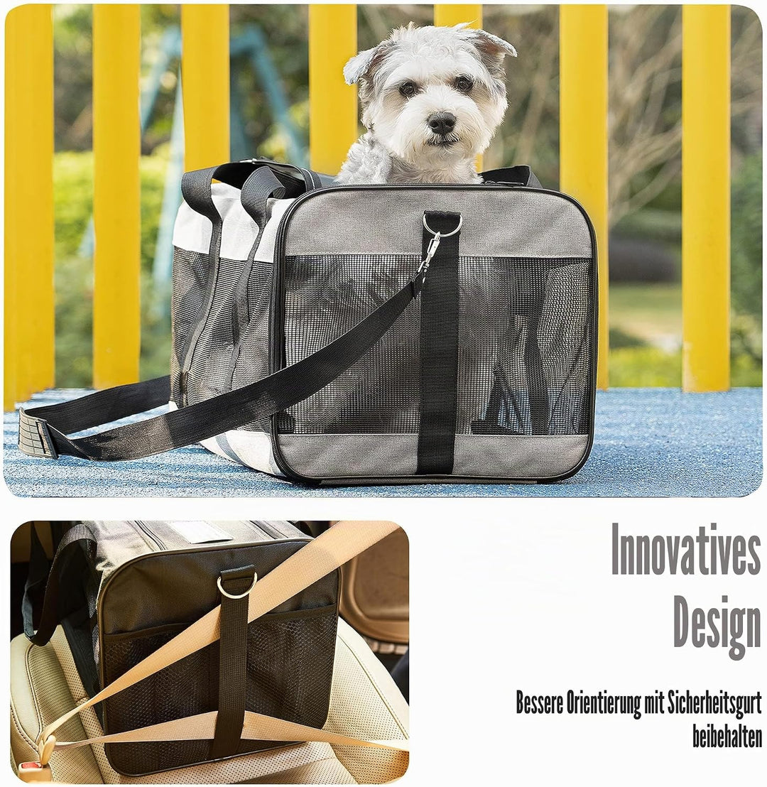 HITSLAM hundebox Faltbar Hundetransportbox Katzentransportbox Katzenbox Transportbox katzentasche fü
