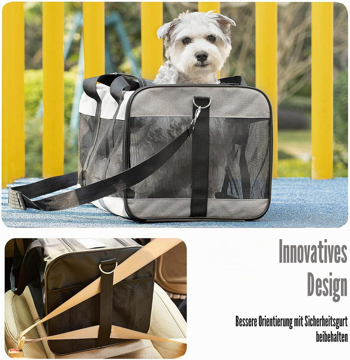 HITSLAM hundebox Faltbar Hundetransportbox Katzentransportbox Katzenbox Transportbox katzentasche fü