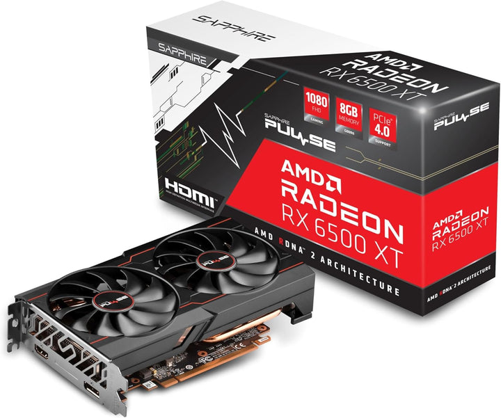 Sapphire SAFIR DARBE AMD Radeon™ RX 6500 XT Gaming OC 8GB GDDR6 HDMI/DP LITE