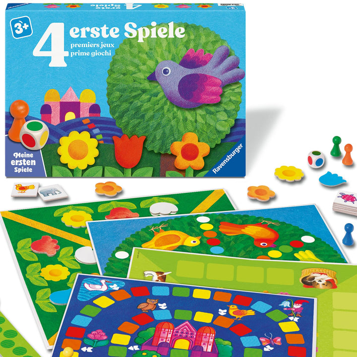 Ravensburger Kartenspiele 12010019-4 erste Spiele: Meine ersten; Kinderspiele, ab 3 Jahren, für 2-6