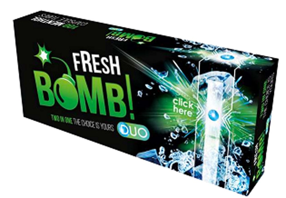 Fresh Bomb Menthol Click Hülsen mit Aromakapsel 50 Boxen (5000 Hülsen/ 1 Karton)