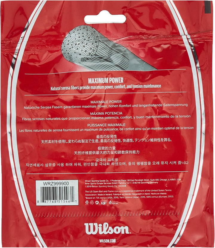 Wilson Natural Gut Tennisschläger, Farbe (wrz999: Set) 16-1.30mm, 16-1.30mm