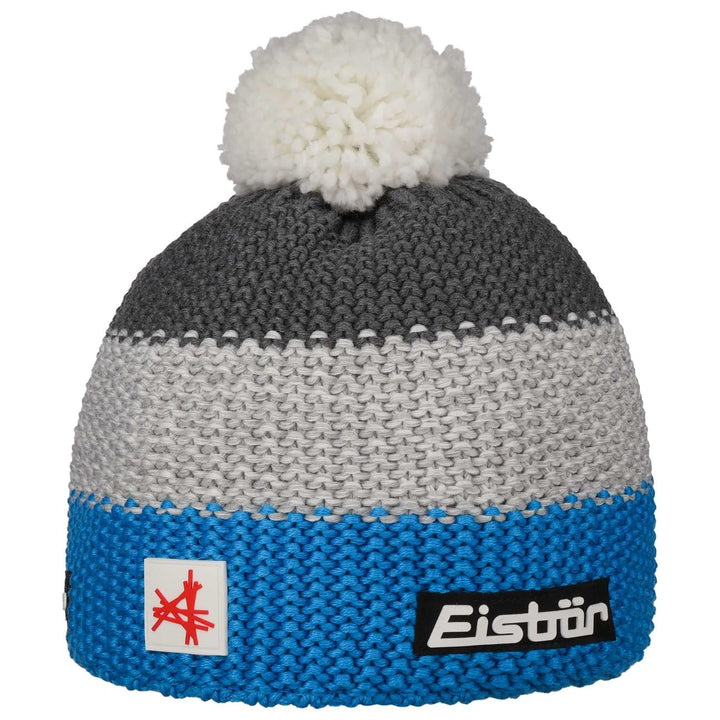 Eisbär Mütze Herren &amp; Damen Star Pompon Ski Austria - Merino Wintermütze Unisex mit Fleece schützt v