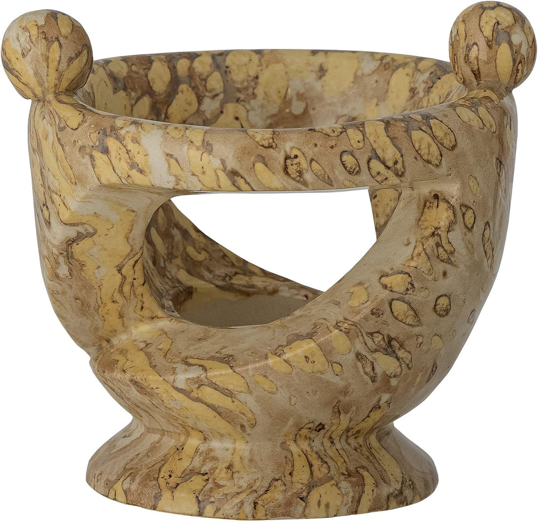 Bloomingville Votive Melucca 16,5x13x12,5 cm Natur, 16,5x13x12,5 cm Natur