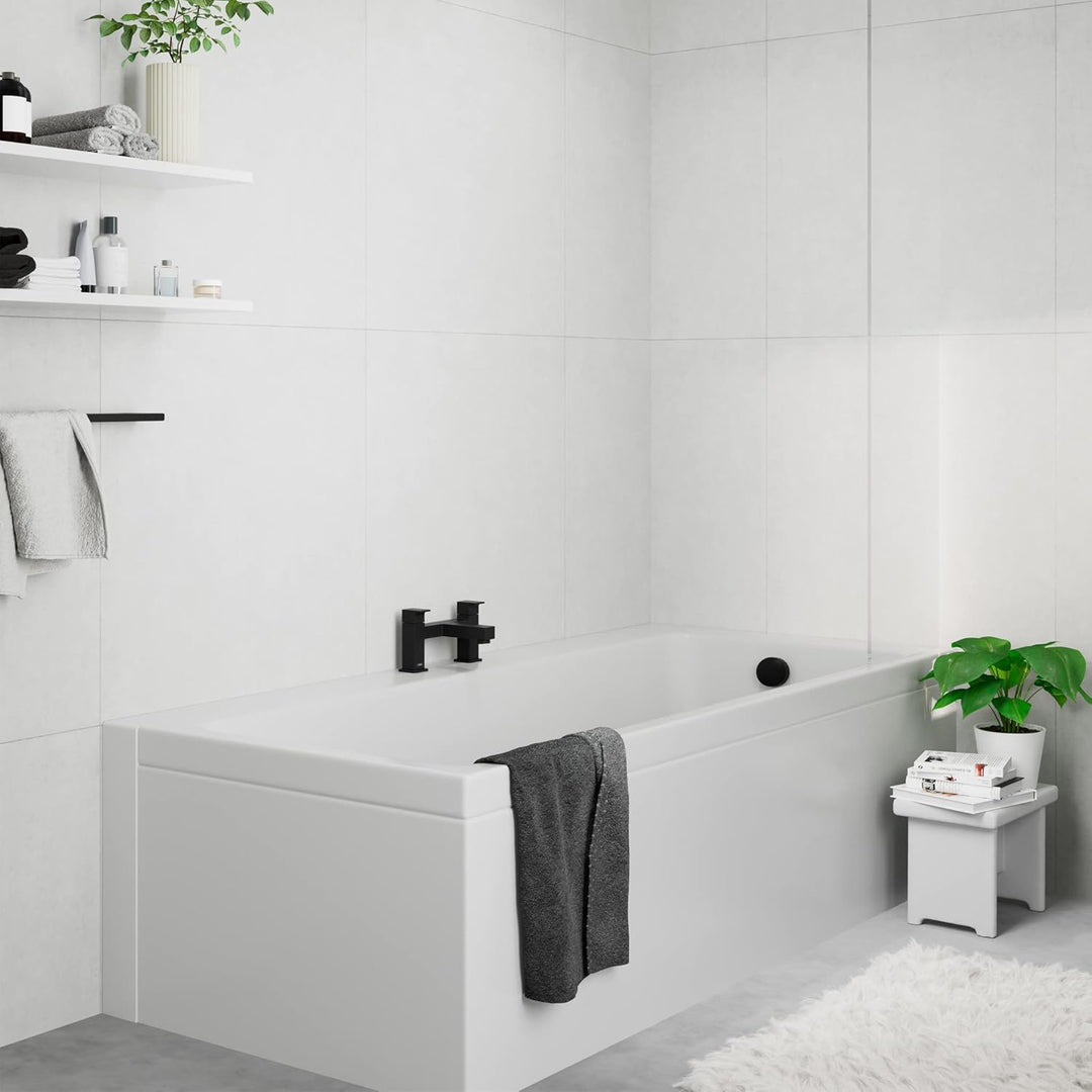 hansgrohe Wannenarmatur Vernis Shape, für 1 Funktion, Mattschwarz
