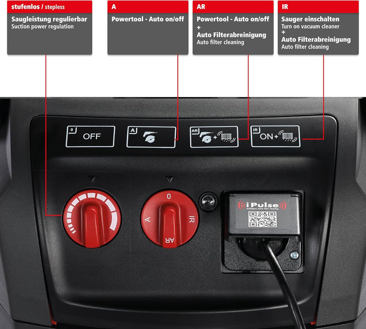 Starmix Nass- und Trockensauger iPulse L-1635 Basic, hochwertiger Hochleistungs-Industrie-Staubsauge