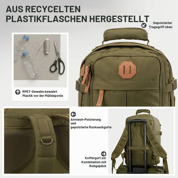 Cabin Max Metz 24L Handgepäck Tasche 40x30x20 cm – Bordgepäck für Ryanair, Wizz Air, EasyJet, Eurowi