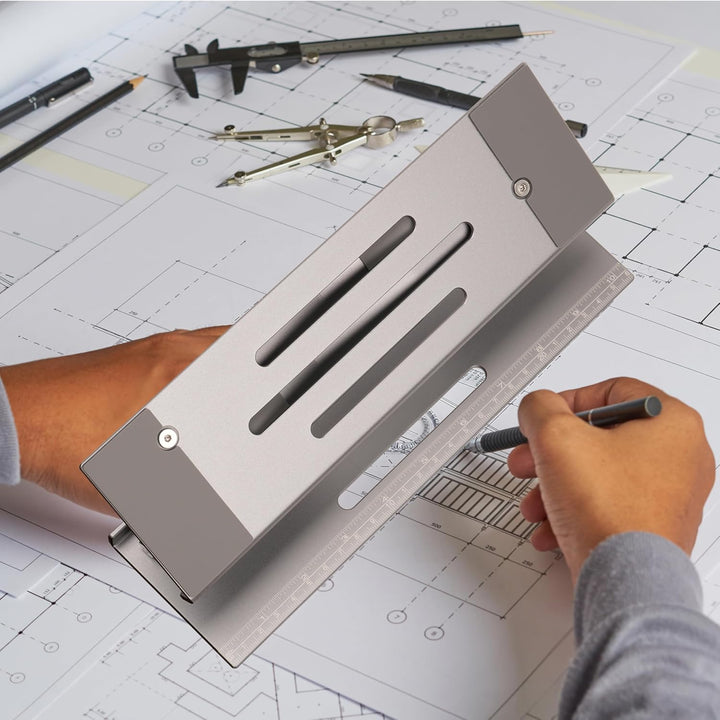 Aluminium 3-in-1 Laptopständer, klappbar, verstellbar, mit Kühlung, integrierter Aufbewahrungsbox, L