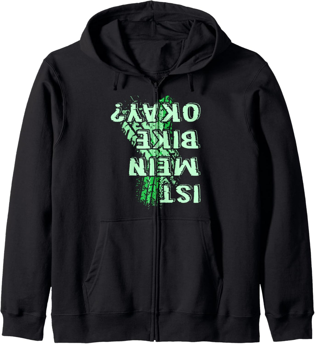 Ist mein Bike okay? lustiges Bike Fahrrad Spruch Motiv Kapuzenjacke