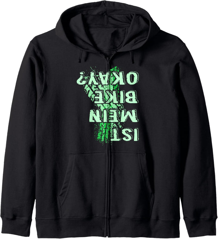 Ist mein Bike okay? lustiges Bike Fahrrad Spruch Motiv Kapuzenjacke