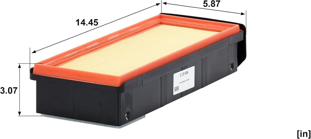 MANN-FILTER C 37 009 Luftfilter – Für PKW