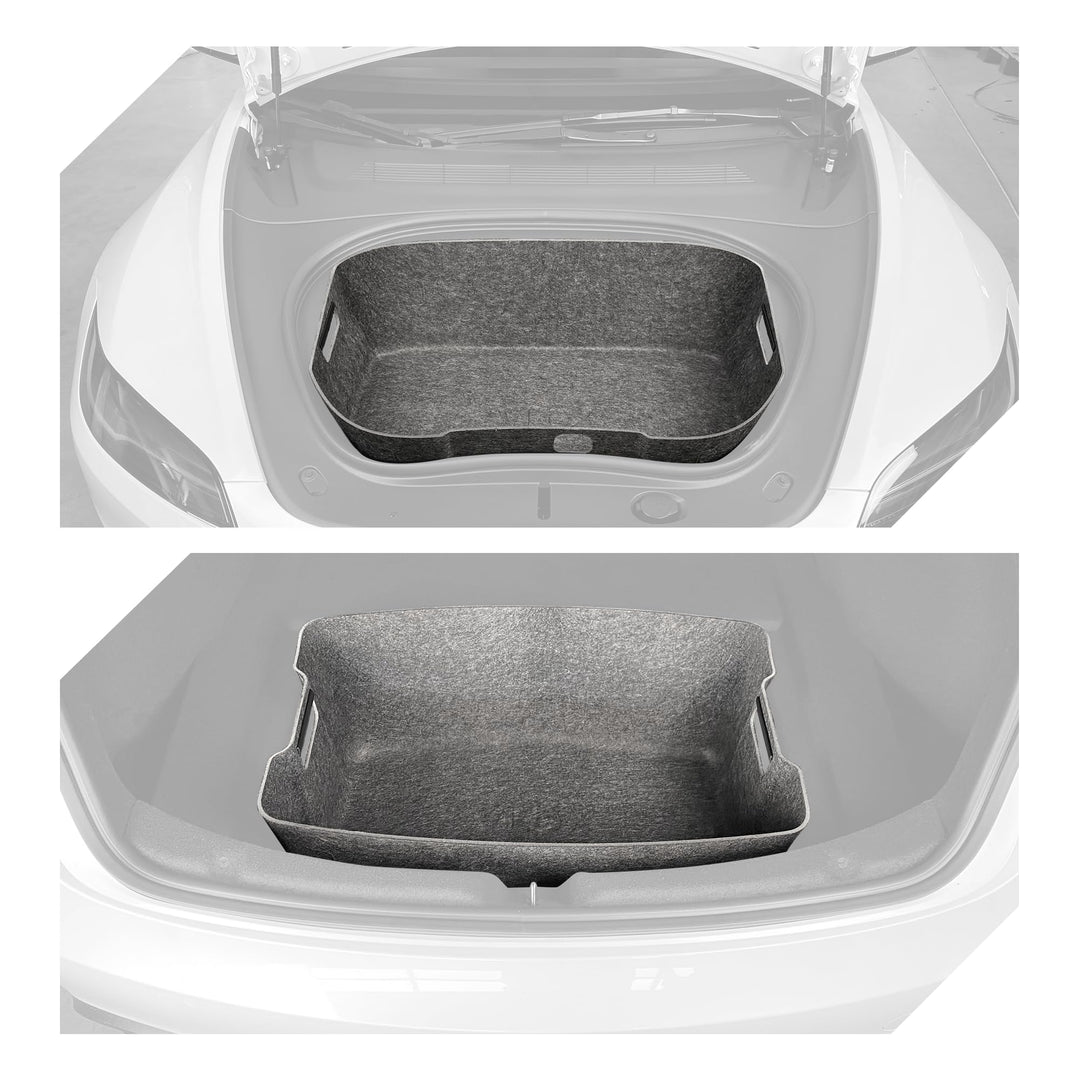 VLOX Tesla Model 3 Highland Kofferraum- & Frunk-Organizer Aufbewahrungsbox-Set – Passgenau für Model