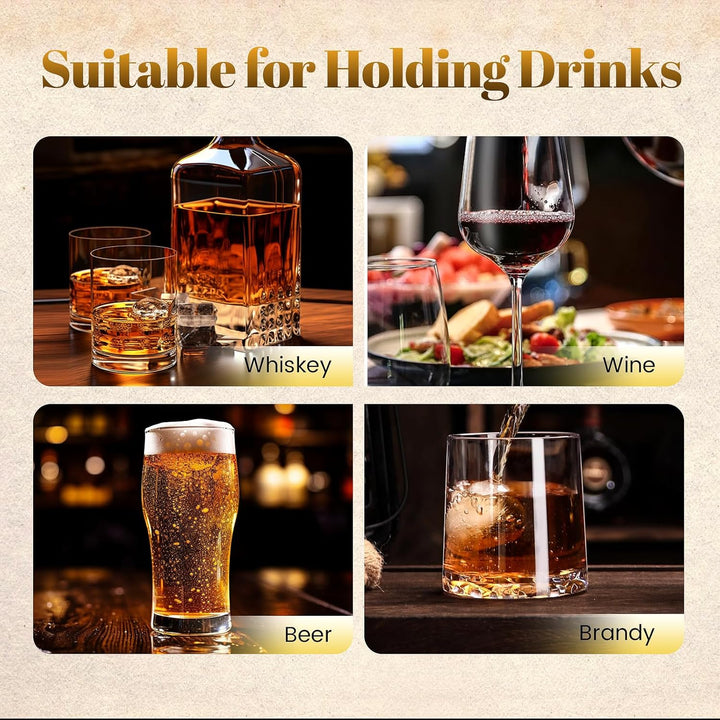 MINRS Holzfass Klein Eichenfass 3L Whiskyfass aus Holz Eichenweinfass Whiskyfass mit Bock & Zapfhahn