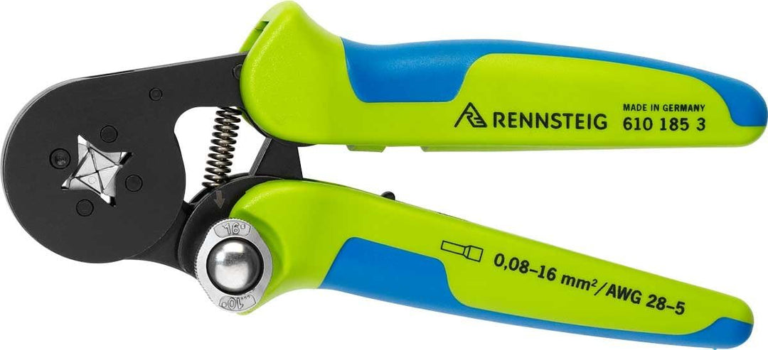 Rennsteig Aderendhülsen (Kabelschuhe) Set, + Crimpzange, Abisolierzange - 0,5; 0,75; 1; 1,5; 2,5; 4;