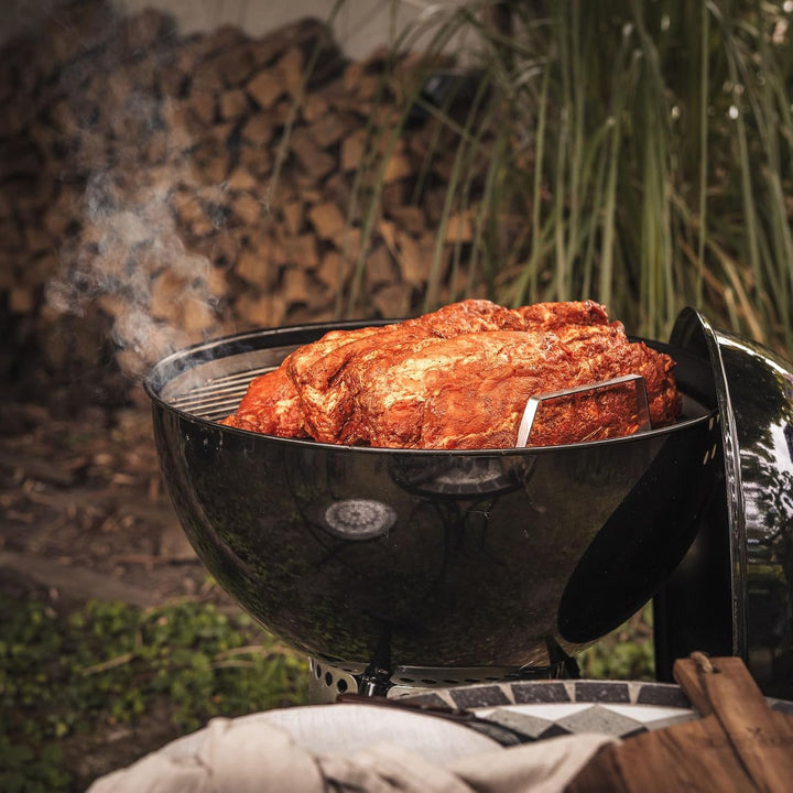 Edelstahl Rippchenhalter | RibRack - für 6 rundum knusprige Spareribs vom Grill & Backofen Rippchen-